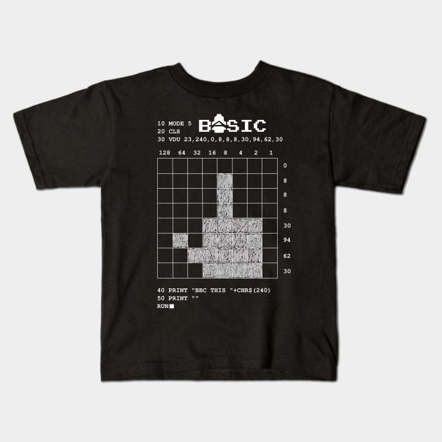 "BBC THIS" BASIC Kids T-Shirt by TheOuterLinux